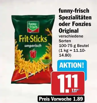 AEZ funny-frisch Spezialitäten oder Fonzies Original Angebot