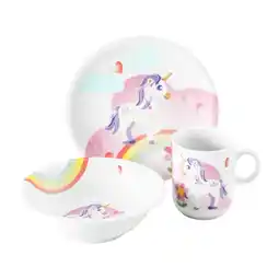 Netto Marken-Discount Seltmann Weiden Kindergeschirr Set Compact Mein kleines Einhorn Angebot
