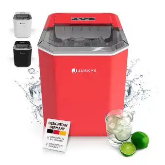 Netto Marken-Discount Juskys Eiswürfelmaschine IceOracle - Eiswürfel in wenigen Minuten - 12 kg/Tag - 2 Größen - Rot Angebot