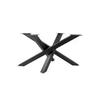 Netto Marken-Discount holz4homeÂ Tiempo Spider Tischgestell MittelfuÃŸ metall schwarz Angebot