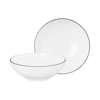 Netto Marken-Discount Seltmann Weiden Dessertschalen rund Lido Black Line ø 15 cm 2er Set Angebot