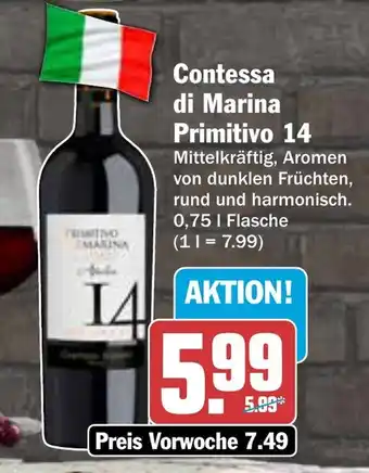 AEZ Contessa di Marina Primitivo 14 Angebot