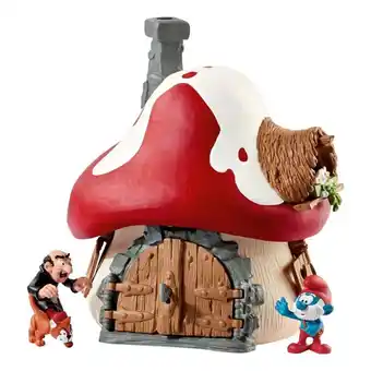 Netto Marken-Discount Schleich Schlumpf Haus mit 2 Figuren Angebot