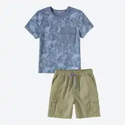 NKD Kinder-Jungen-Set mit bedrucktem T-Shirt, 2-teilig Angebot