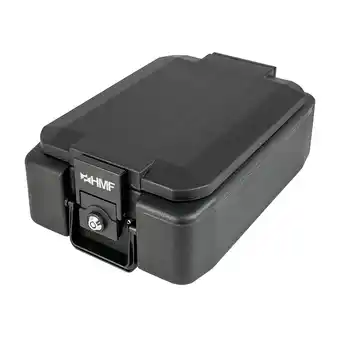 Netto Marken-Discount HMF 250442 Feuerfeste Geldkassette abschließbar, DIN A4, 41 x 28 x 15,5 cm, Schwarz Angebot