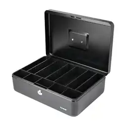 Netto Marken-Discount HMF 22036-02 Geldkassette mit individueller Facheinteilung, 36 x 25 x 11 cm, Schwarz Angebot