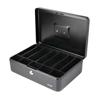 Netto Marken-Discount HMF 22036-02 Geldkassette mit individueller Facheinteilung, 36 x 25 x 11 cm, Schwarz Angebot
