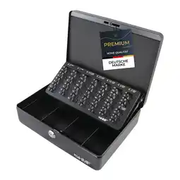 Netto Marken-Discount HMF 10015-02 Geldkassette mit Münzzählbrett, 30 x 24 x 9 cm, Schwarz Angebot