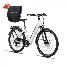 Netto Marken-Discount DERUIZ 28 Zoll City E Bike 644Wh-Akku Maximal 161km Damen/Herren Elektrofahrrad Urbanbike - weiß Angebot