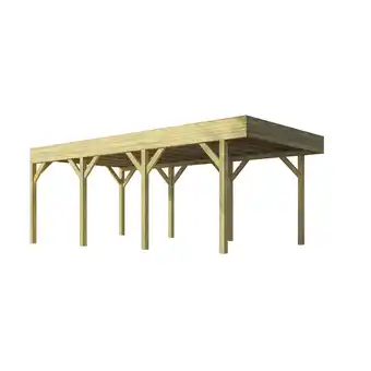 Netto Marken-Discount Weka Einzelcarport kdi mit Vorbereitung zur Dachbegrünung Angebot