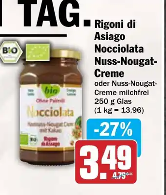 AEZ Rigoni di Asiago Nocciolata Nuss-Nougat- Creme Angebot