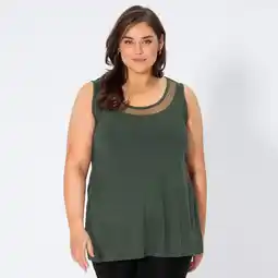 NKD Damen-Top mit Mesh, große Größen Angebot