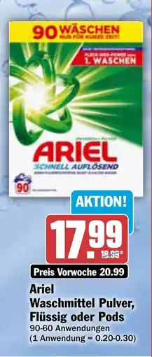 AEZ ARIEL Waschmittel Pulver, Flüssig oder Pods Angebot