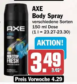 AEZ AXE Body Spray Angebot