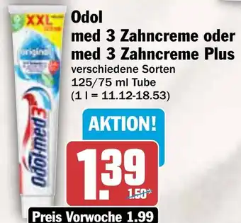 AEZ Odol- med 3 Zahncreme oder med 3 Zahncreme Plus Angebot