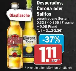 AEZ Desperados, Corona oder Salitos Angebot
