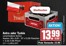 AEZ Astra oder Tyskie Angebot