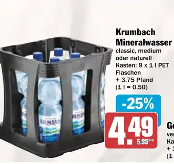 AEZ Krumbach Mineralwasser Angebot