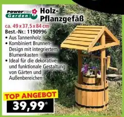 Norma Holz-Pflanzgefäß Angebot