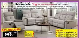 Norma Relaxsofa-Set 3tlg. mit 5 Relaxfunktionen Angebot