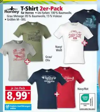 Norma T-Shirt, 2er-Pack Angebot