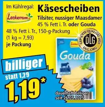 Norma Käsescheiben Angebot