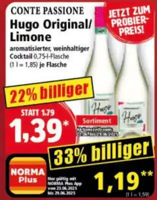 Norma Hugo Original/ Limone Angebot