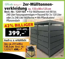 Norma 2er-Mülltonnenverkleidung Angebot