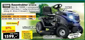 Norma Rasentraktor XC140-98 Angebot