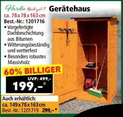 Norma Gerätehaus Angebot