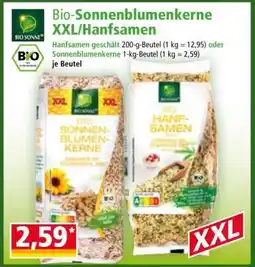 Norma Bio-Sonnenblumenkerne XXL/Hanfsamen Angebot