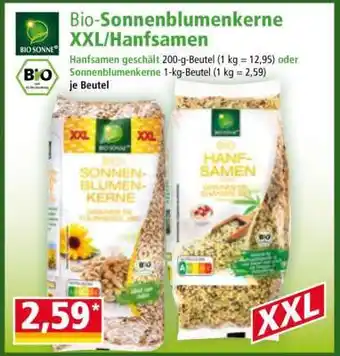Norma Bio-Sonnenblumenkerne XXL/Hanfsamen Angebot