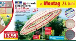 Norma XL-Strand-/Sonnenschirm Angebot