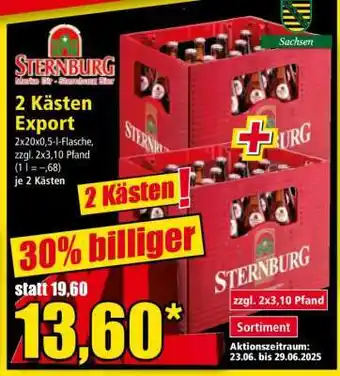 Norma 2 Kästen Export Angebot
