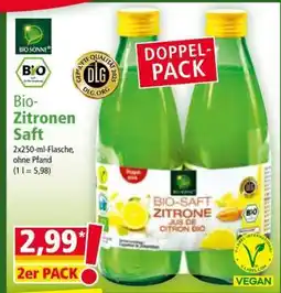 Norma Bio-Zitronen Saft Angebot