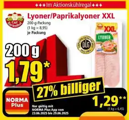 Norma Lyoner/Paprikalyoner XXL Angebot
