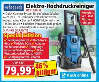 Norma Elektro-Hochdruckreiniger Angebot