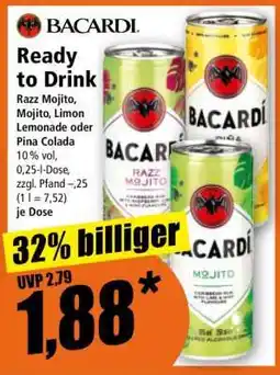 Norma Bacardi Ready to Drink Angebot