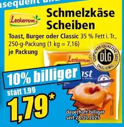 Norma Schmelzkäse Scheiben Angebot