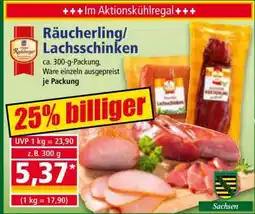 Norma Räucherling/Lachsschinken Angebot