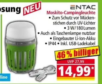 Norma Moskito-Campingleuchte Angebot