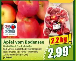 Norma Äpfel vom Bodensee Angebot
