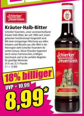 Norma Kräuter-Halb-Bitter Angebot