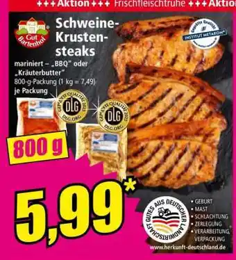 Norma Schweine-Krustensteaks Angebot