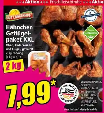 Norma Hähnchen Geflügelpaket XXL Angebot