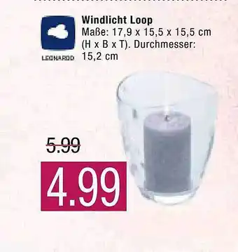 Marktkauf Leonardo Windlicht Loop Angebot