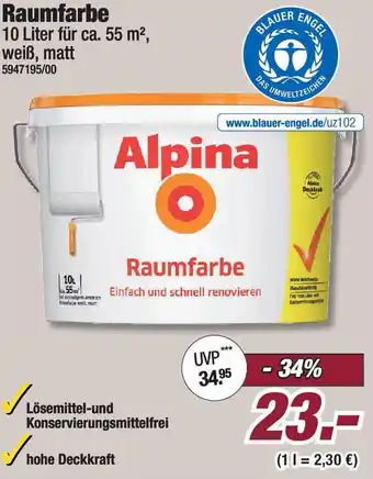 Poco Alpina Raumfarbe Angebot