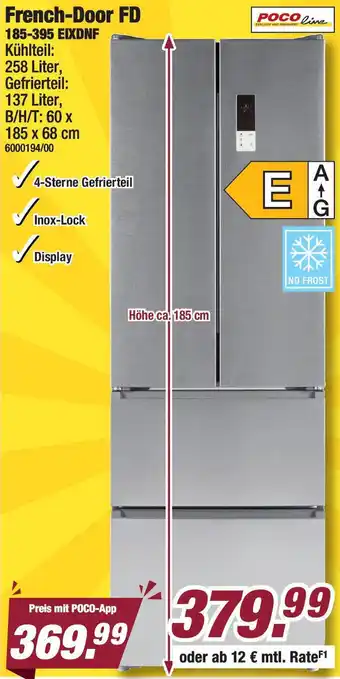 Poco POCO line French-Door FD 185-395 EIXDNF Angebot