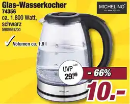 Poco MICHELINO Glas-Wasserkocher Angebot