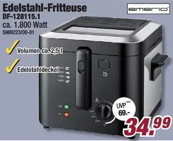 Poco Emerio Edelstahl-Fritteuse DF-128115.1 Angebot
